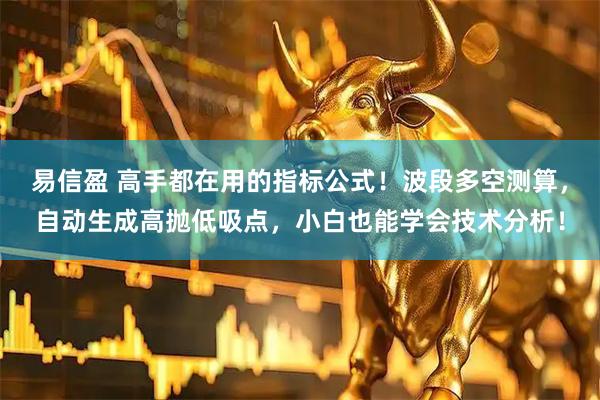 易信盈 高手都在用的指标公式！波段多空测算，自动生成高抛低吸点，小白也能学会技术分析！