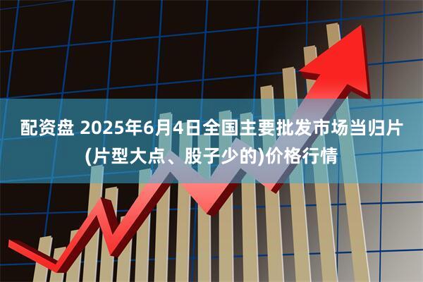 配资盘 2025年6月4日全国主要批发市场当归片(片型大点、股子少的)价格行情