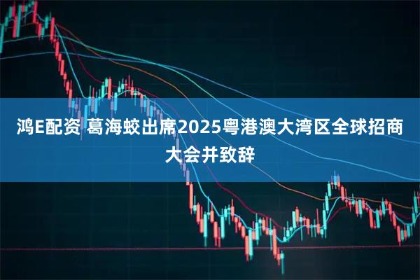 鸿E配资 葛海蛟出席2025粤港澳大湾区全球招商大会并致辞